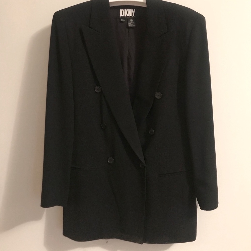 DKNY Donna Karan Double Breasted Blazer 90s